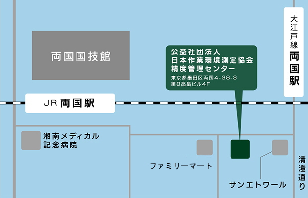 精度管理センターMAP